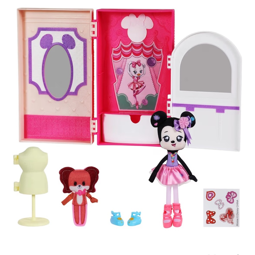 6" Minnie Mouse Soft Rag Doll - sweet seams